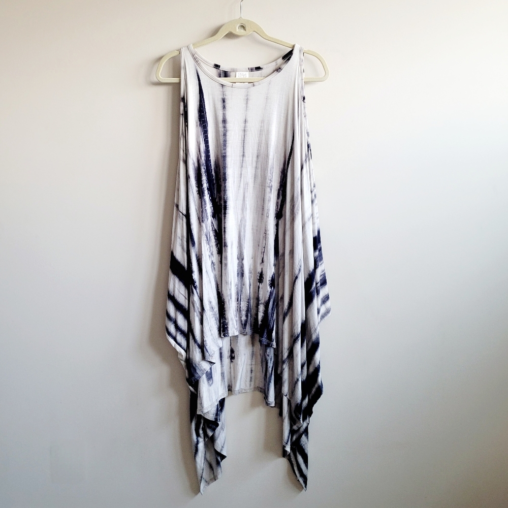 SHAWL DAWLS Convertible Tie Dye Tunic